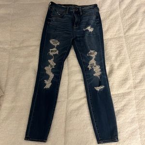 American Eagle the dream jean ripped size 4